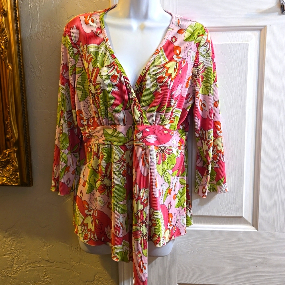 jtb Retro-look Floral Top